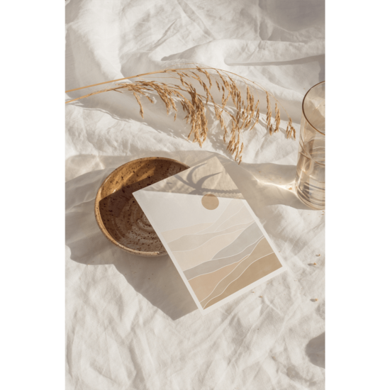 Abstract Beige Landscape - Image 5