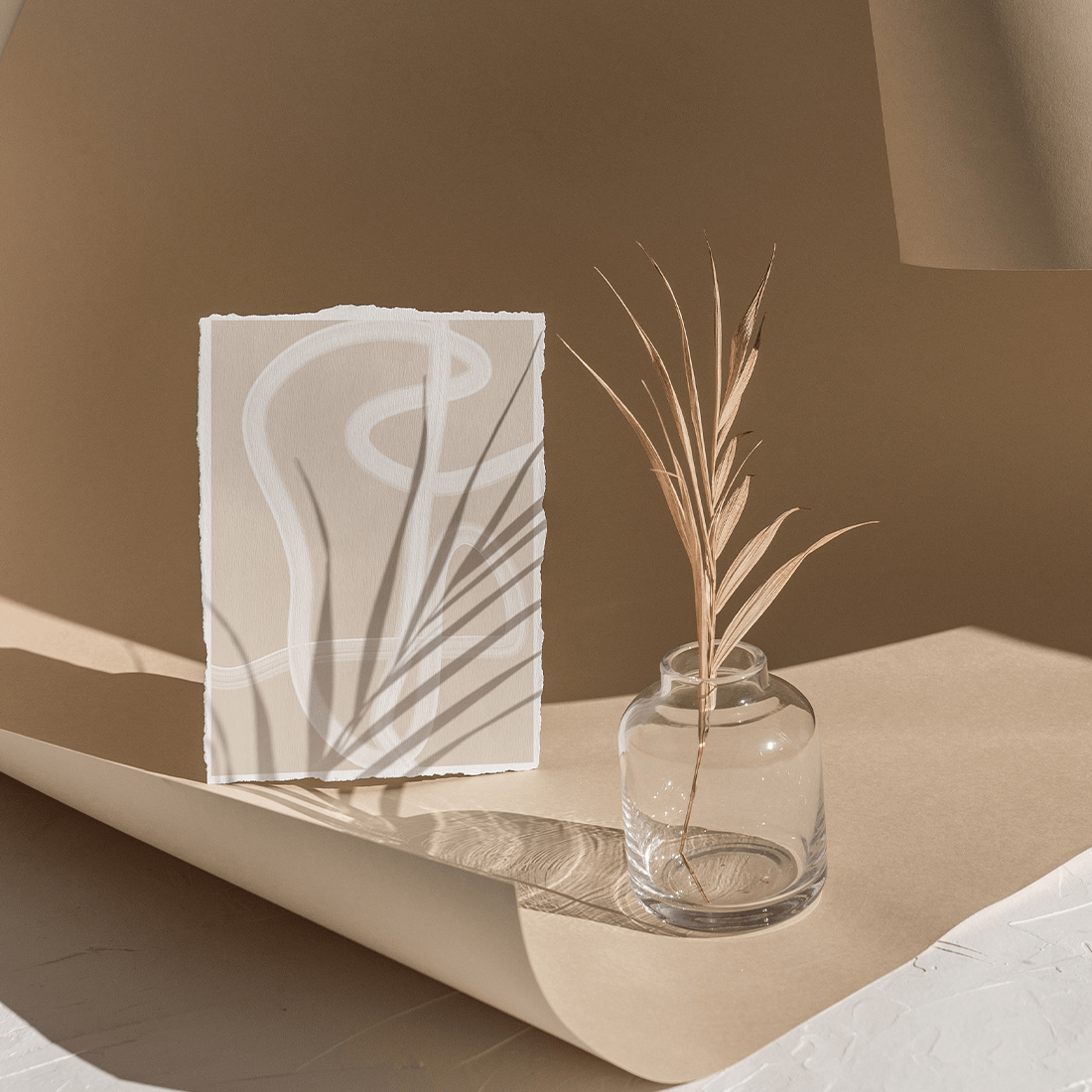 White Brush Stroke Poster No.1 - Image 4