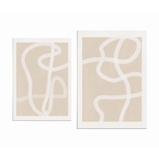 White Brush Stroke Poster No.2 - Image 5