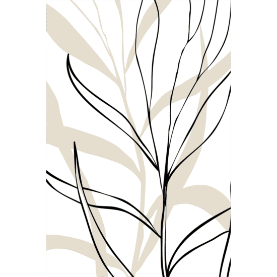 Botanical Lines Poster