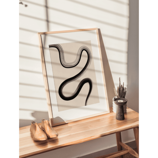 Abstract One Line Poster - Image 3