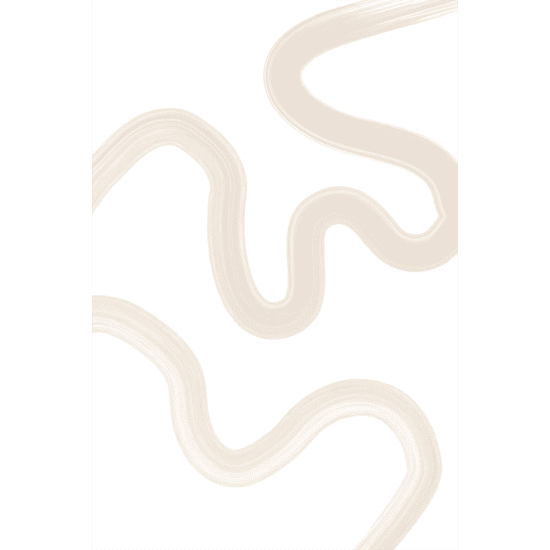 Beige Brush Stroke Poster No.2