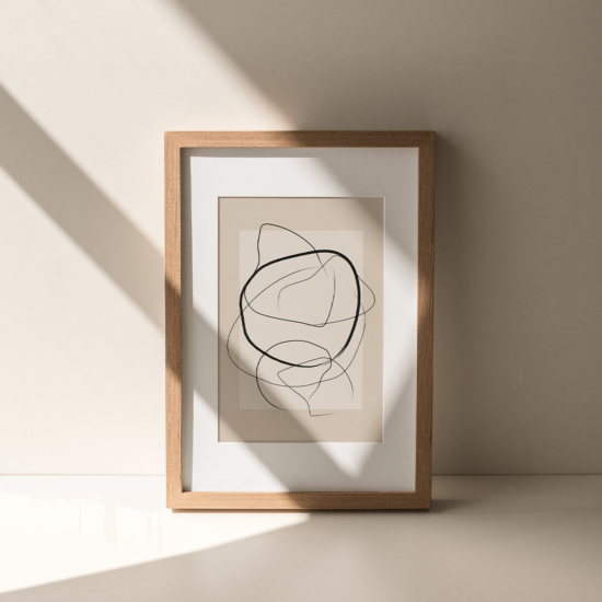 Soft Abstract Lines Poster - Image 4