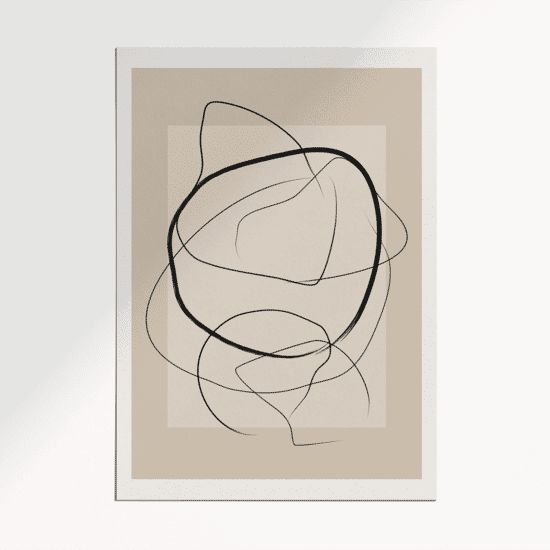 Soft Abstract Lines Poster - Image 5