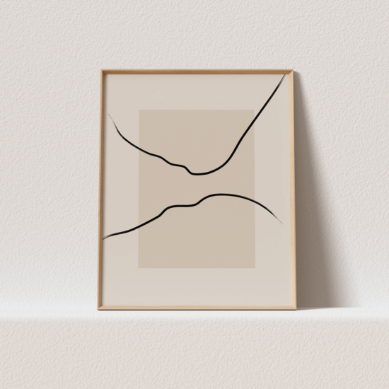 Soft Abstract Lines Poster - Image 3