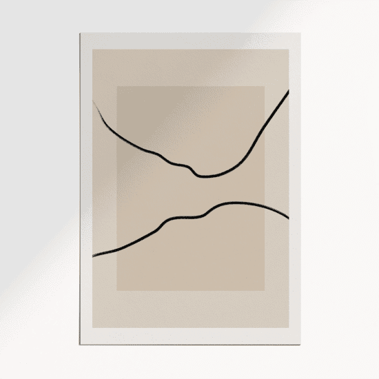 Soft Abstract Lines Poster - Image 5