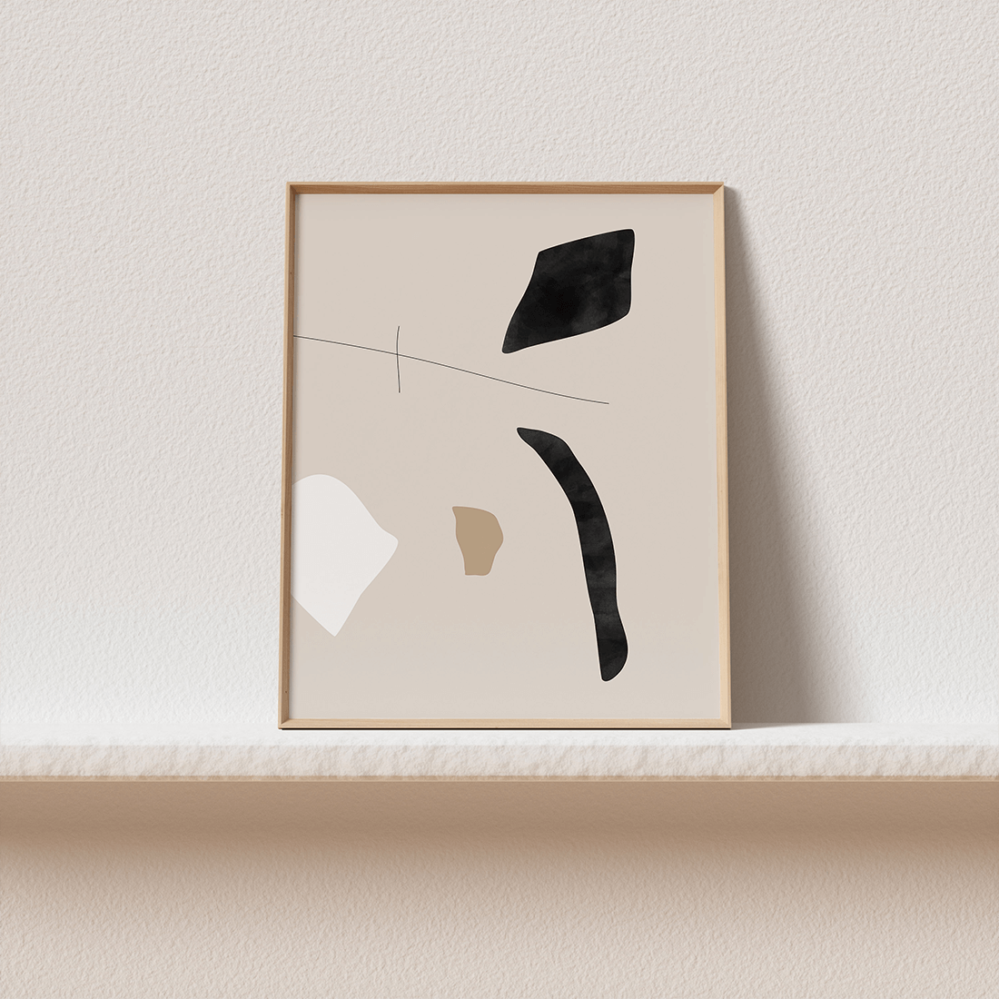 Graphic Shapes and Lines Poster - Image 2