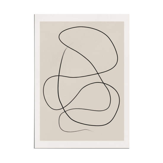 Swirling One Line Poster - Image 5