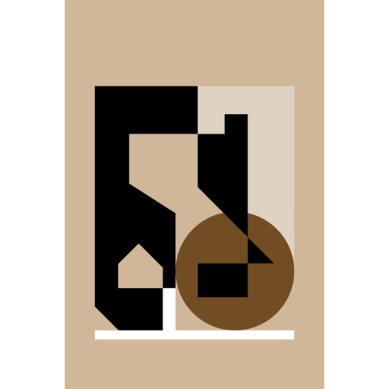 Black Composition Poster
