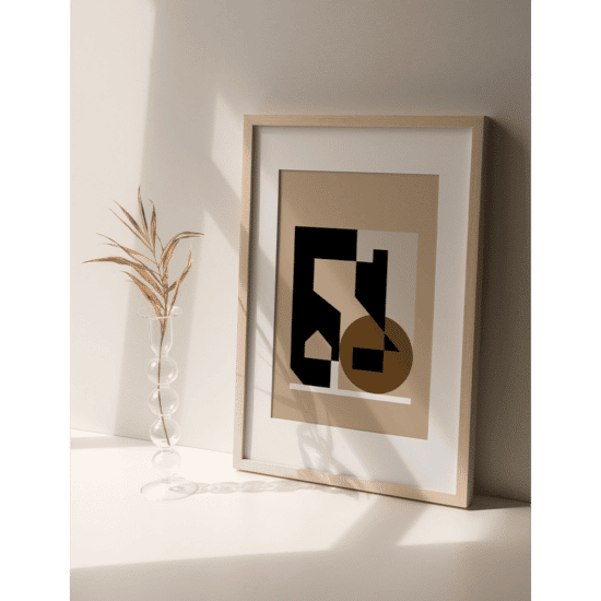 Black Composition Poster - Image 3