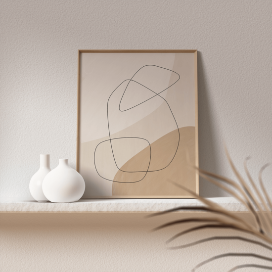 Graphic Shapes & Lines Poster - Image 4