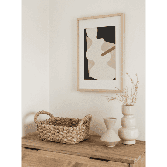 Beige Graphic Curves Poster - Image 5
