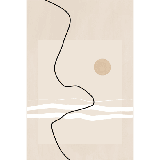 Abstract Summer Landscape Poster