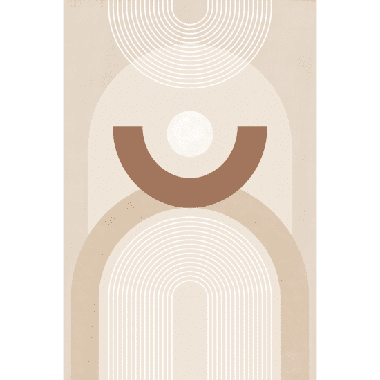 Beige Mid Century Poster No.1