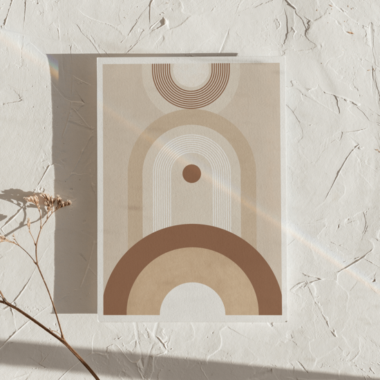 Beige Mid Century Poster No.2 - Image 5