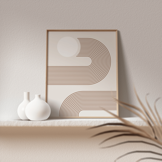 Circle and Arches Poster - Image 4