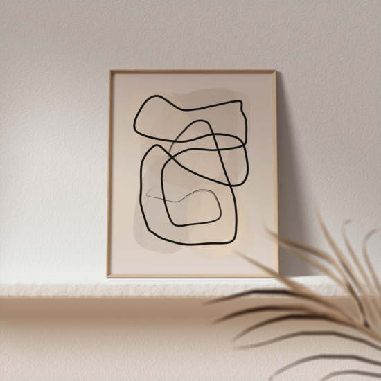 Abstract Line Art Poster No.1 - Image 4