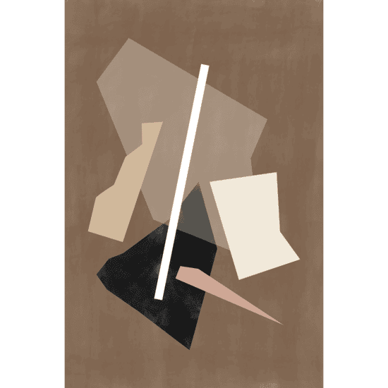 Brown Paper Cuts Poster