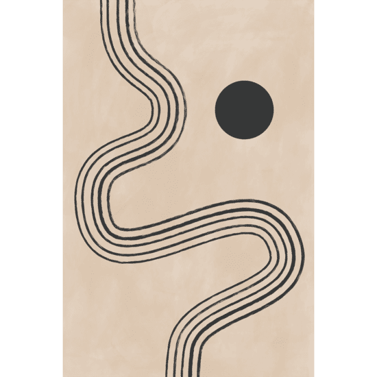 Bold Brush Stroke Poster No.2