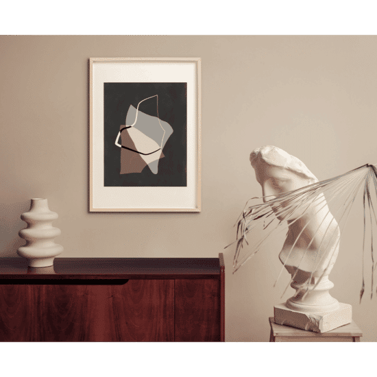 Painted Abstract Shapes Poster No.2 - Image 2