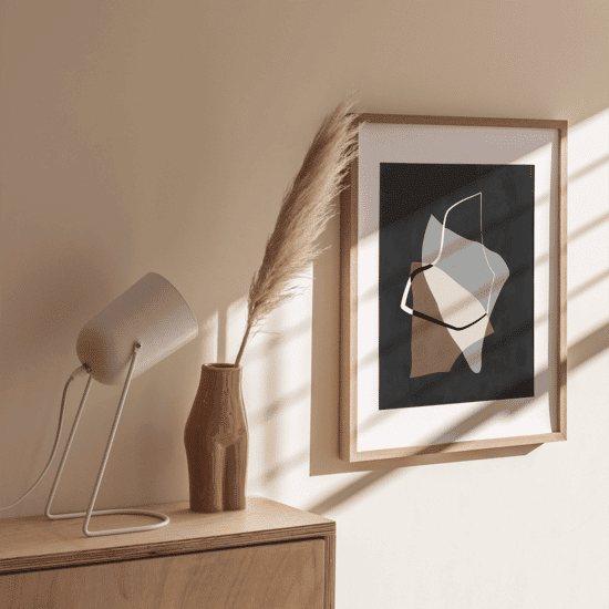 Painted Abstract Shapes Poster No.2 - Image 3