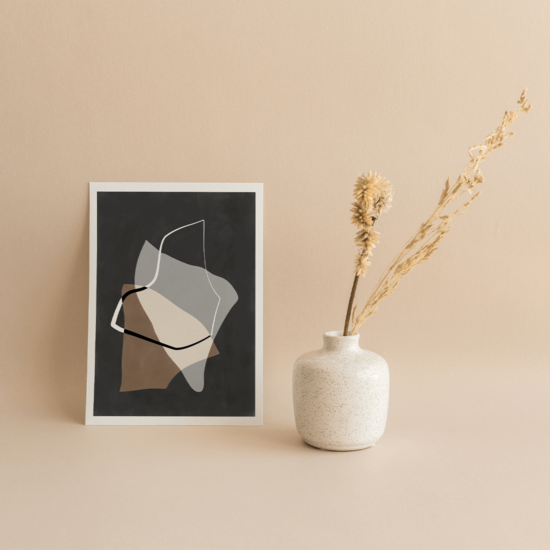 Painted Abstract Shapes Poster No.2 - Image 5