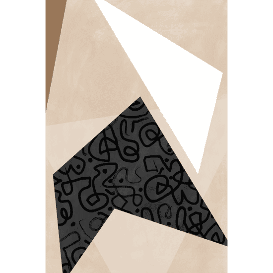 Neutral Colour Block Poster No.2