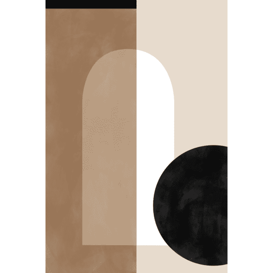 Arch and Circle Poster No.1