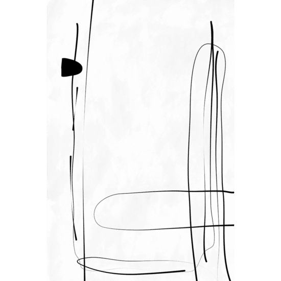 Black and White Painting Poster No.2
