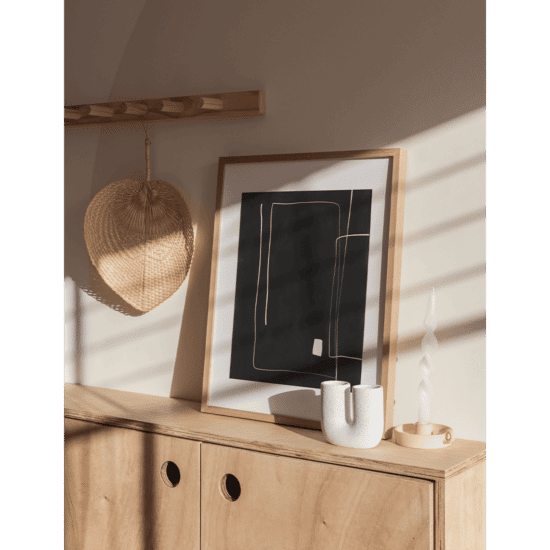 Black and White Painting Poster No.1 - Image 3
