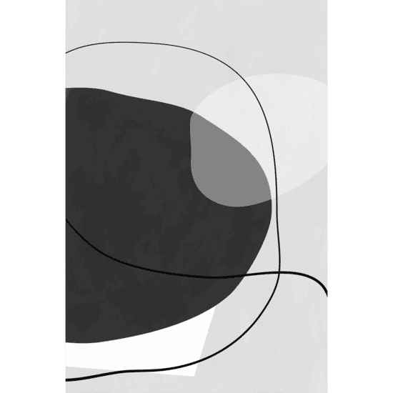 Abstract Monochromes Poster No.1