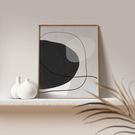 Abstract Monochromes Poster No.1 - Image 4