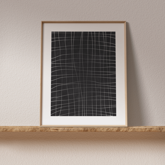 Abstract Ink Lines Poster - Image 4