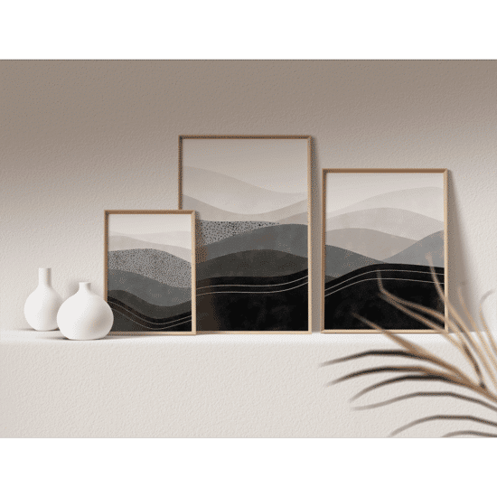 Black Rocky Mountains Poster No.3 - Image 5