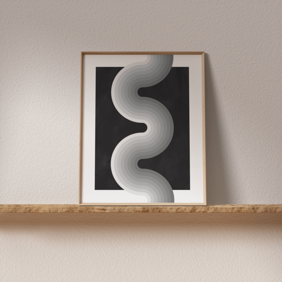 Retro Monochrome Poster - Image 4