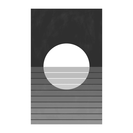 Monochrome Landscape Poster