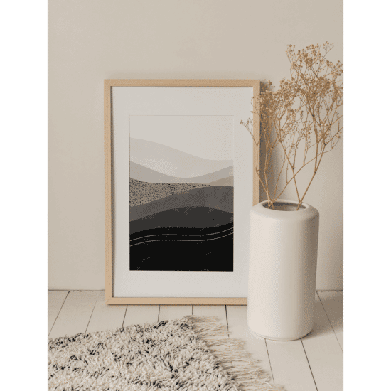 Black Rocky Mountains Poster No.2 - Image 3