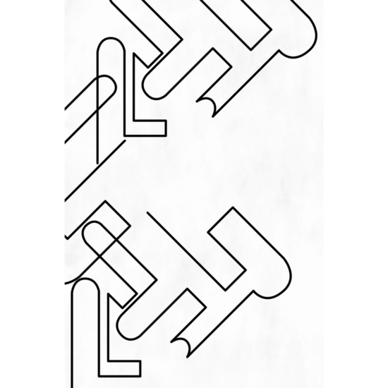 Mid Century Lines Poster No.1