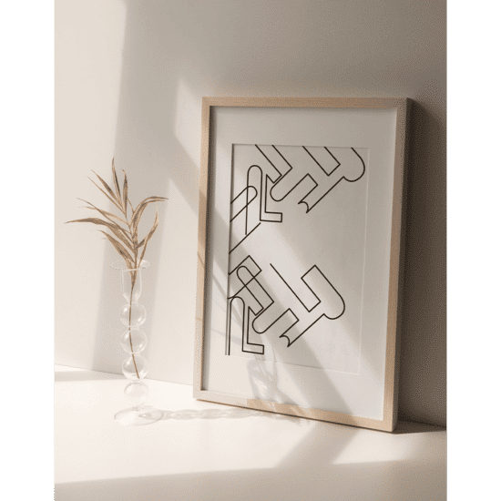 Mid Century Lines Poster No.1 - Image 3