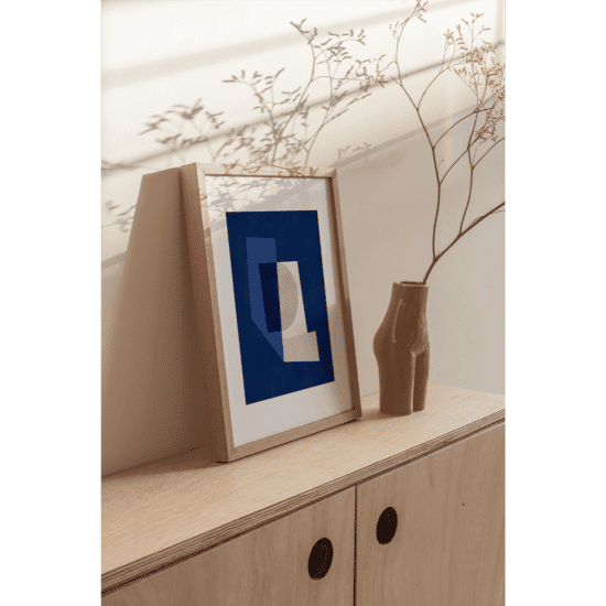Blue Geometric Poster No.1 - Image 4