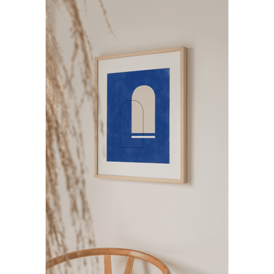 Blue Arches Poster - Image 4