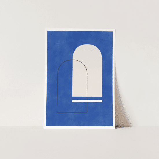 Blue Arches Poster - Image 5