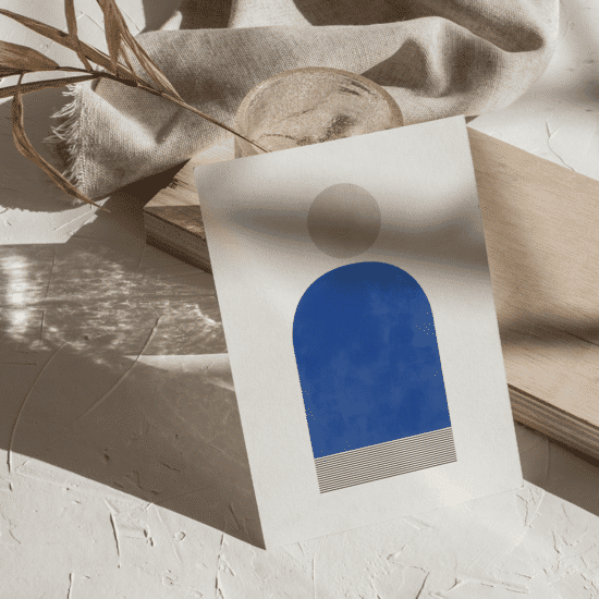 Blue Bohemian Poster No.1 - Image 5