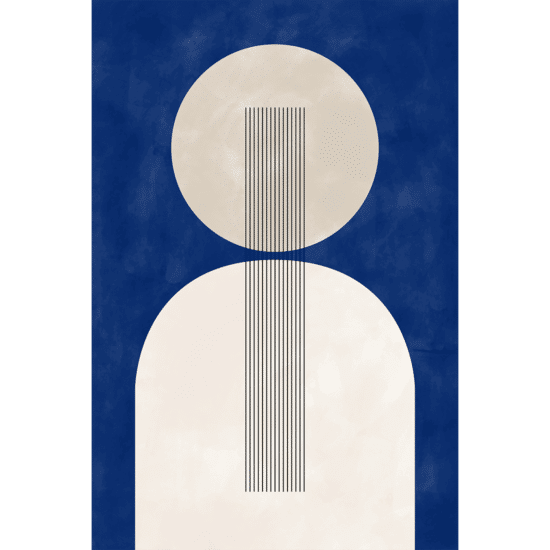Blue Bohemian Poster No.2