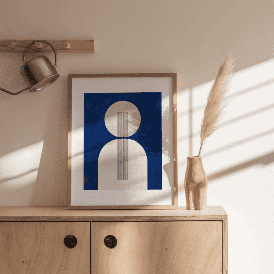 Blue Bohemian Poster No.2 - Image 3