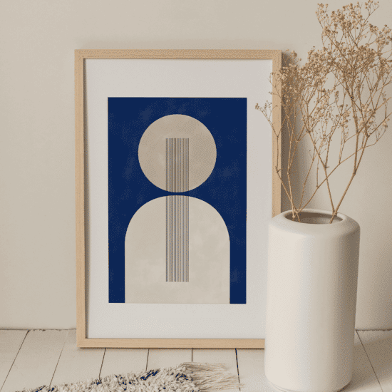 Blue Bohemian Poster No.2 - Image 4