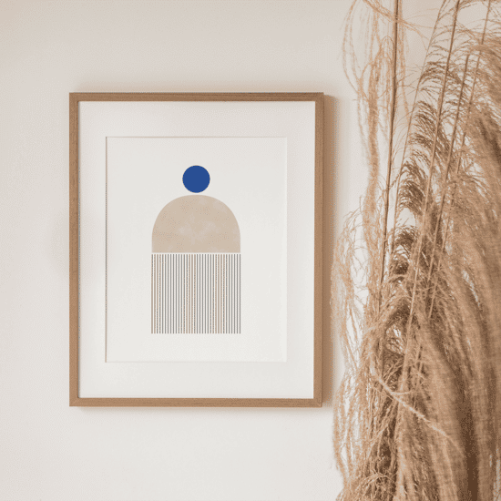 Blue Bohemian Poster No.3 - Image 2
