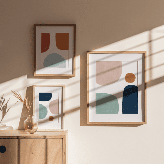 Watercolour Shapes Poster No.2 - Image 5