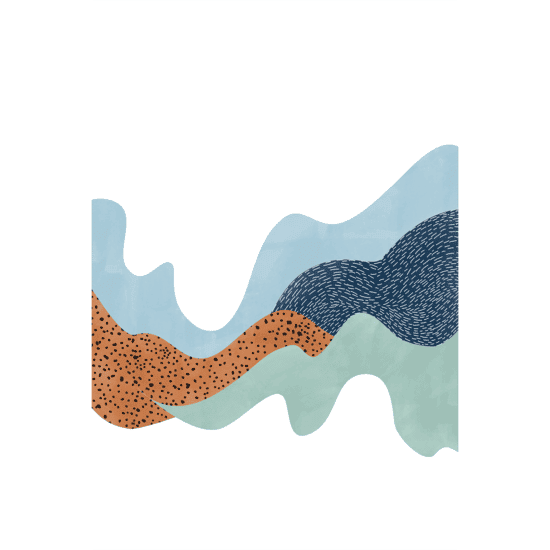 Abstract Waves Poster No.2
