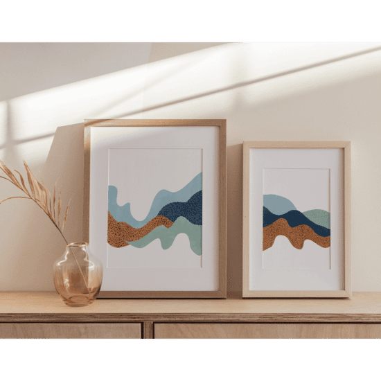 Abstract Waves Poster No.2 - Image 5
